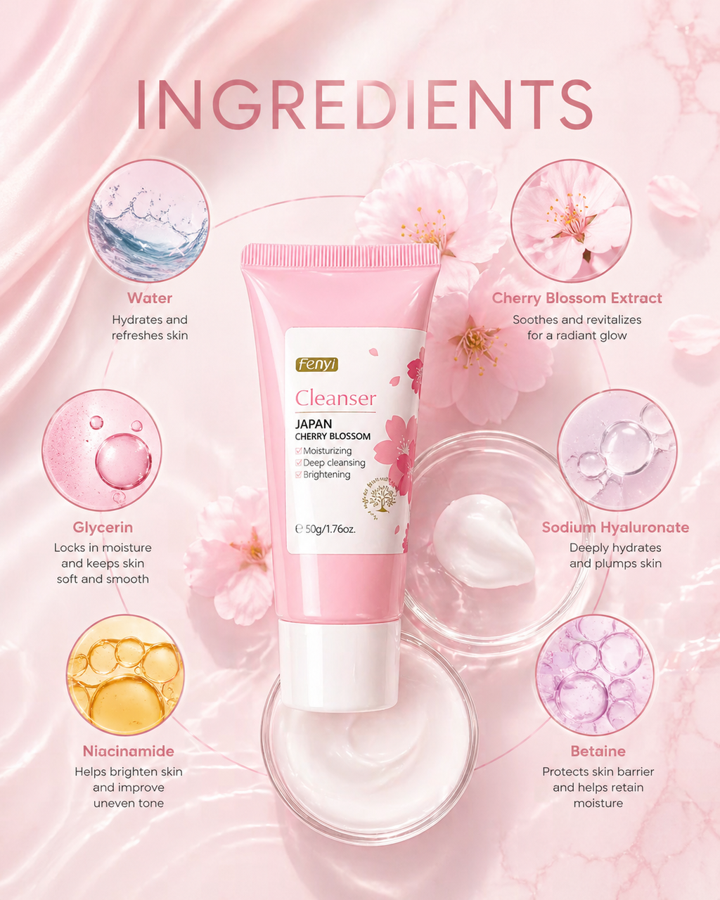 Cherry Blossom cleanser